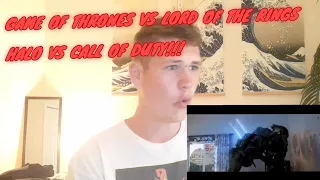 THIS IS TOTAL CHAOS!! | RWAP Reacts to Game of Thrones Vs Lord of the Rings & Halo Vs Call of Duty