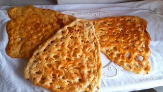 طرز پخت نان سنگگ بدون سنگ در  خانه      How to cook Sangag bread without stone at home