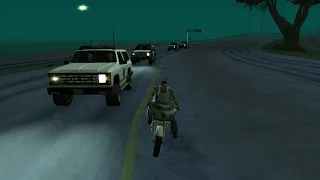 GTA  San Andreas - Only police spawn on the streets!