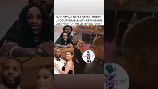 Dreka Gates looked 👀 very unhappy with #kevingates at‼️..#breadwinner #media #party