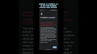 Android 14 QPR Beta 2.1 #android14 #googlepixel #shorts