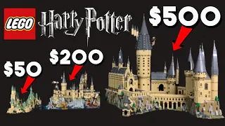 The ULTIMATE LEGO Harry Potter Microscale Hogwarts Castle COMPARISON! 2023 vs 2022 vs 2018!