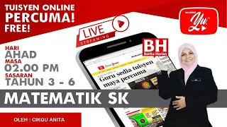 🔴 [LIVE] MATEMATIK SR, PERPULUHAN 5.0 OLEH CIKGU ANITA #14 #TUISYENPERCUMA