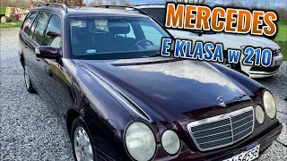 6. Mercedes E klasa serii w210 czyli stary "niemiec" w okularach.