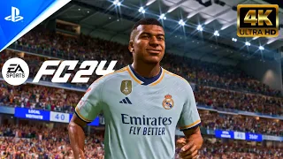 EA SPORTS FC [ FIFA 24 ] - Real Madrid vs. AC Milan - Champions League 23/24 | PS5 [4K 60FPS]