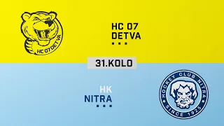 31.kolo HC 07 Detva - HK Nitra HIGHLIGHTS