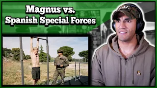 Magnus tries Spanish Special Forces Fitness Test - Marine reacts