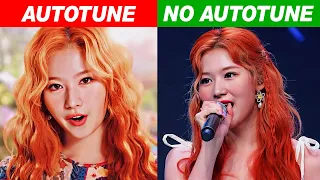 KPOP IDOLS AUTOTUNE VS NO AUTOTUNE (MV vs LIVE!) PART9