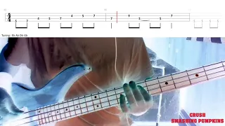 Crush by The Smashing Pumpkins - Bass Cover with Tabs Play-Along