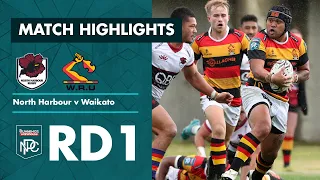 RD 1 HIGHLIGHTS | North Harbour v Waikato (Bunnings NPC 2021)