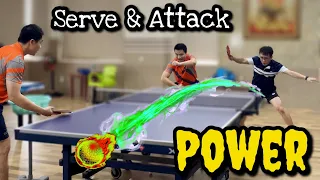 How to Serve Attack and Make Backhand Topspin Against Backspin Powerful and Advanced | Switzerland