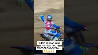 Haiden Deegan with his first ever Overall win in the outdoor nationals.