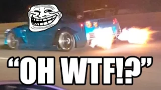 EPIC TROLL - Nissan GT-R Flyby!