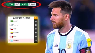 ARGENTINA WAS OUT OF THE WORLD CUP UNTIL MESSI DID SOMETHING INCREDIBLE!