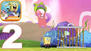 SpongeBob Patty Pursuit - Part 2 - Jellyfish Fields and fight King Jellyfish Walkthrough Video (iOS)