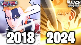 BLEACH: Brave Souls - True Shikai Ichigo 2018 vs 2024 Animations!