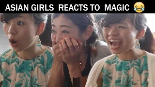 Asian women reacts to magic -Julien Magic