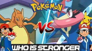 Ash's Charizard VS Ash's Greninja (Who is stronger?) Ft. @ChampionBlaze