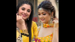 cute kanika mann 😘😍and other actress guddan serial in yellow dress, who is perfect👍🥰