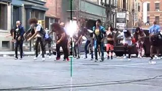 Behind the Scenes LMFAO -Party Rock Anthem Video Shoot w/ Quest Crew