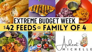 $42 FEEDS A FAMILY OF 4 DINNER FOR A WEEK