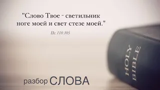 05.01.2024 Среда Разбор Слова