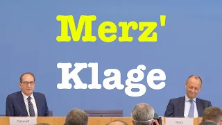 CDU-Vorsitzender Friedrich Merz zur Klage gegen Bundeshaushalt der Ampel | BPK 8. April 2022