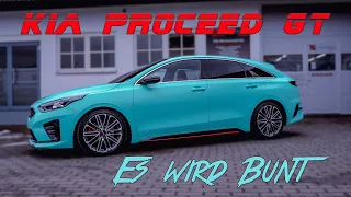 Kia Proceed GT Orafol Mint Matt Vollfolierung