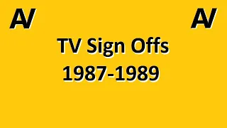 TV Sign Off Collection - 1987 to 1989