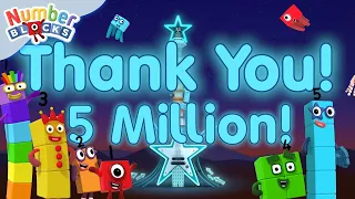 @Numberblocks - Thank You for 5 Million Subscribers!!! 🥳🎉