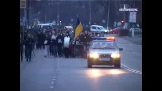 В Калуші відбулася хода до пам’ятного Знаку Героям Небесної сотні та віче-реквієм