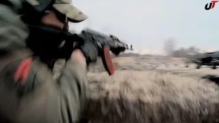 Convoy defence training. Ukrainian Team. March, 2016.