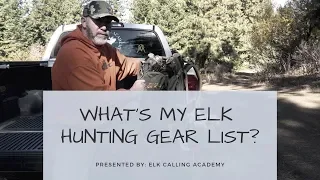 Hunting Pack Essentials for the Backcountry Elk Hunter