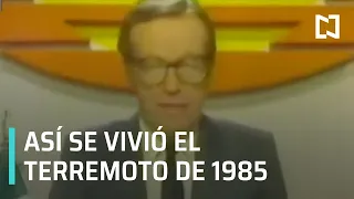 Cobertura del terremoto del 19 de septiembre de 1985 - Las Noticias