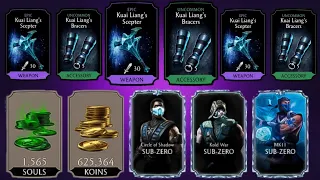 Mk Mobile Lin Kuei Tower Unlimited Rewards Glitch Maxed Equipments Maxed All Sub zero Diamonds!