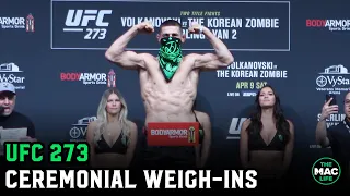 UFC 273 full Ceremonial Weigh-Ins