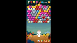 LINE バブル2　STAGE 1301　黄金コニー　Gold Cony　LINE BUBBLE 2