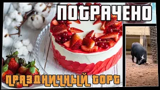 Потрачено. Праздничный торт. Лучшие приколы 2021, смешные видео и фейлы