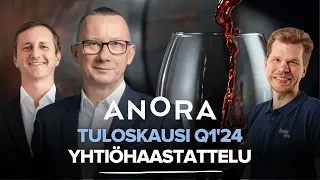 Anora Q1’24: Parannusta tärkeimmissä segmenteissä