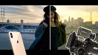 iPhone XS Max vs Hollywood Movie Cameras Red & Arri