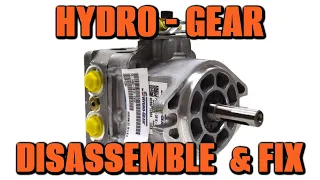 Hydro gear - Disassemble & Fix Yourself !! - Whats Inside?