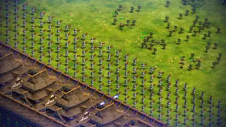 Can 10,000 Japanese Destroy Chinese Last Stand? | AoE II: Definitive Edition