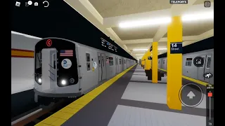 R179 C vs R160 A & C trains departing 14th street