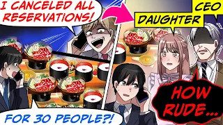 Without Knowing It's the CEO's Daughter's Bar, My Boss Cancels All Reservations…[RomCom Manga Dub]