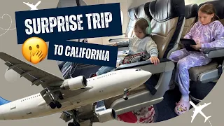 SURPRISE! trip to California for Christmas