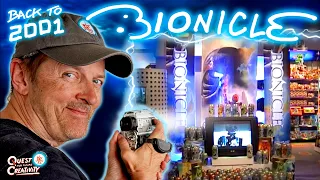 Bionicle Co-Creator visits LEGO store on Launch-day 2001