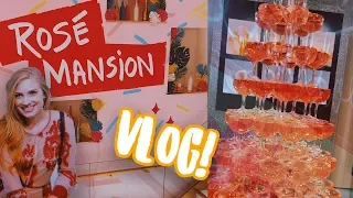 NYC DAY IN MY LIFE // ROSÉ MANSION VIP NIGHT VLOG | Lottie Smalley