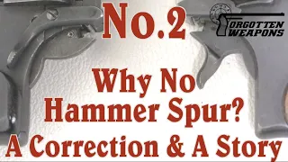 How the No2 Revolver Lost its Hammer Spur (A Correction & A Story)