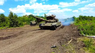 Югорчане из танкового батальона показали, как работает боевая машина
