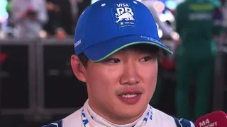 Yuki Tsunoda Imola GP Race Interview 2024